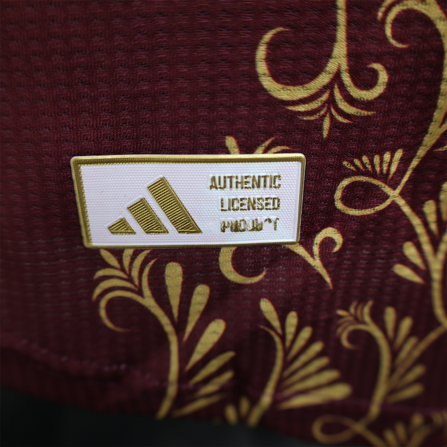 Algeria 25-26 Burgundy Jersey with Chest Pattern Decoration - Player Version - UnitedFutballJersey