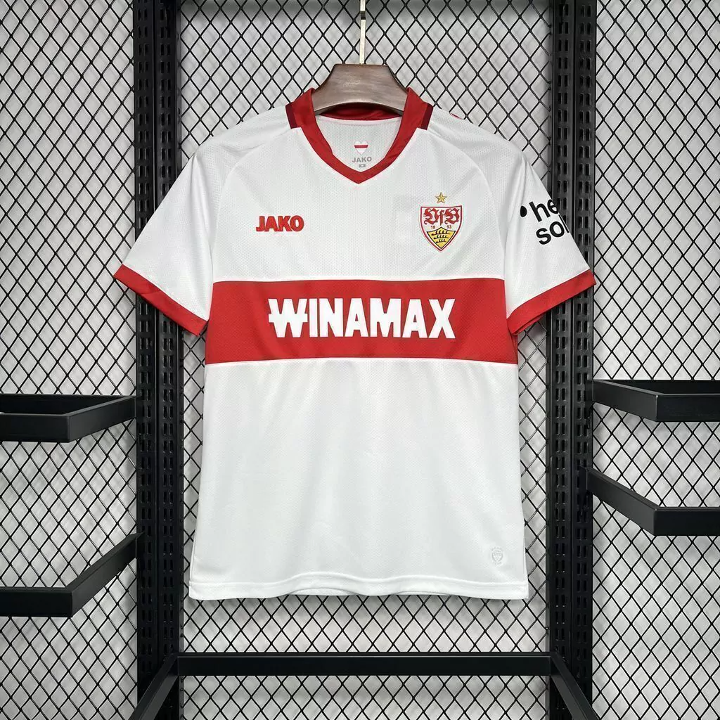 VfB Stuttgart 24-25 Home Stadium Jersey - Fans Version - UnitedFutballJersey