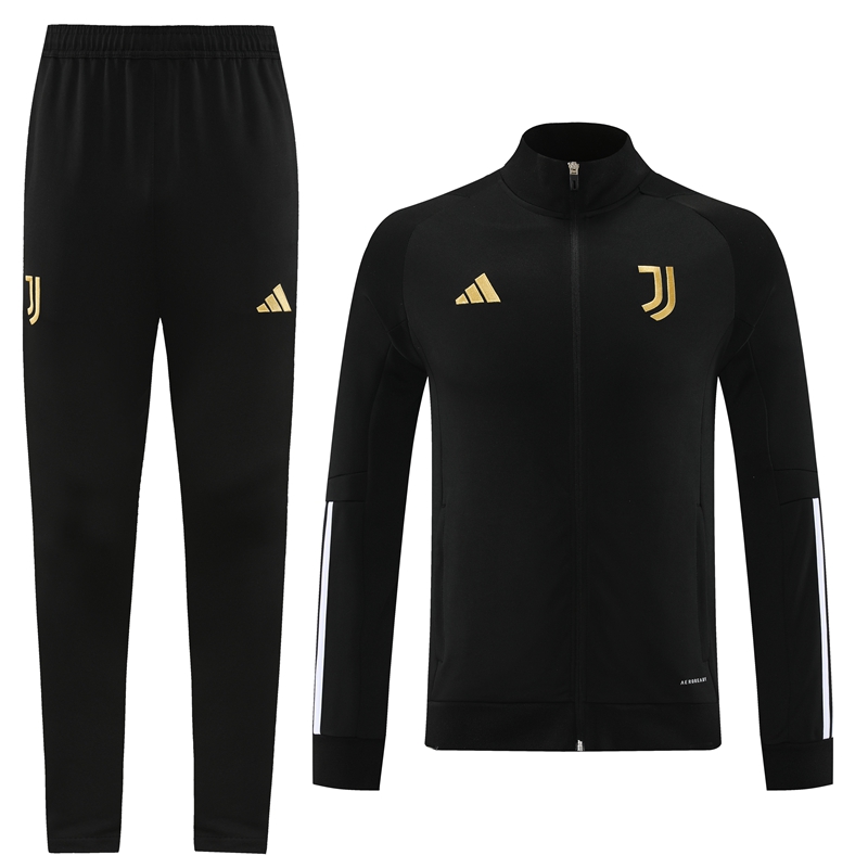 Juventus 23-24 Jacket Training Tracksuit - Black - UnitedFutballJersey