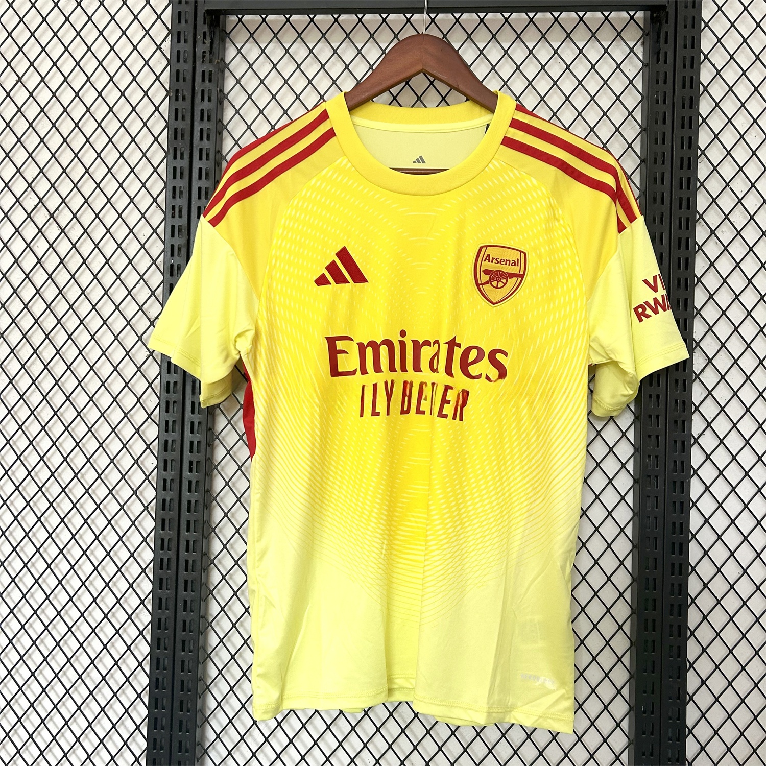 Arsenal 25-26 Yellow Goalkeeper Jersey - Fans Version - UnitedFutballJersey