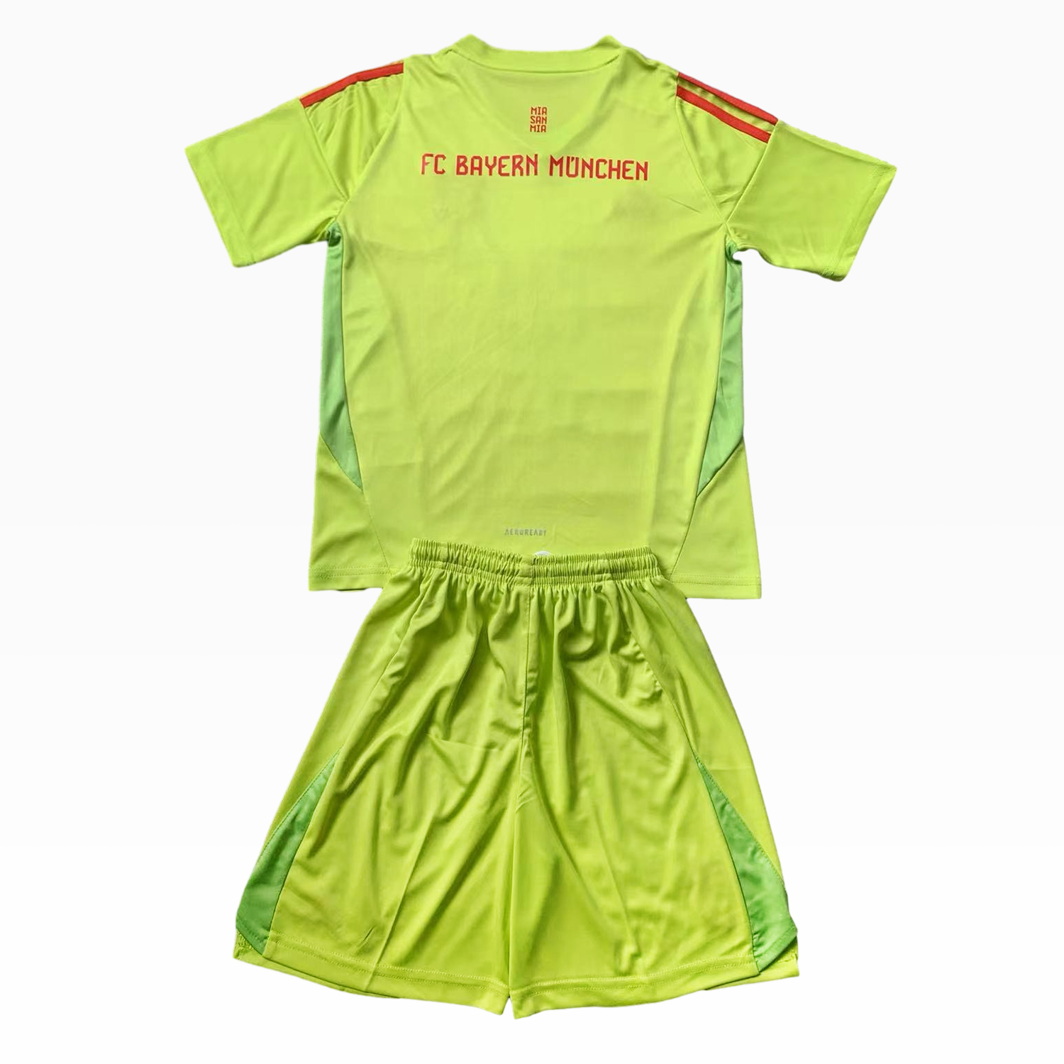 Bayern Munich 24-25 Green Goalkeeper Kids Kit - UnitedFutballJersey