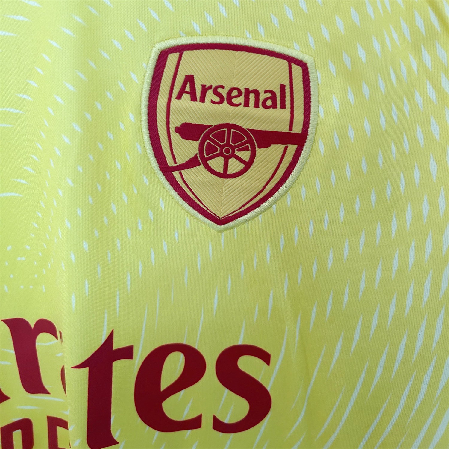 Arsenal 25-26 Yellow Goalkeeper Jersey - Fans Version - UnitedFutballJersey