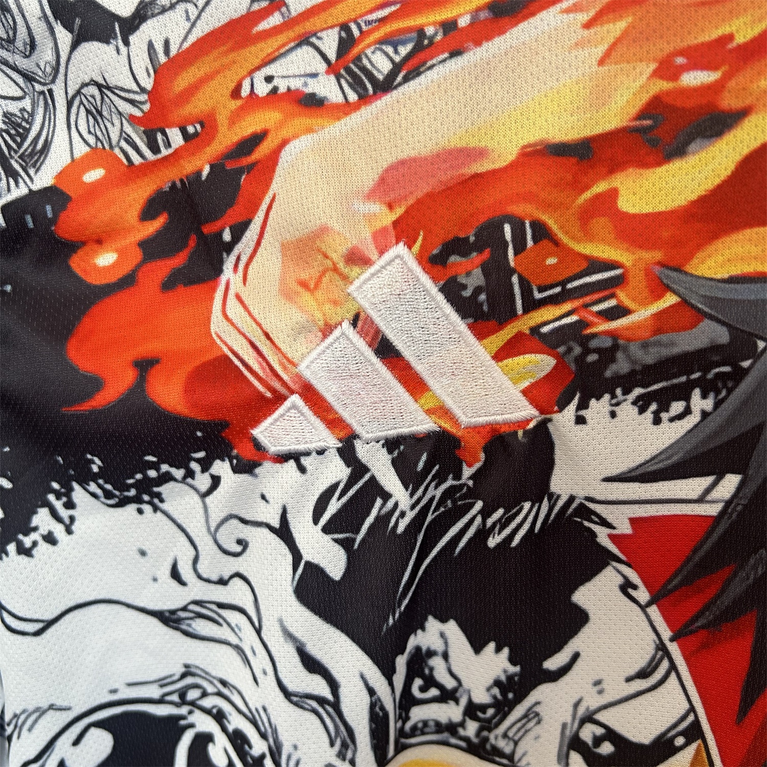 Japan 25-26 One Piece Luffy Flame Fist Special Edition Jersey - Fans Version - UnitedFutballJersey