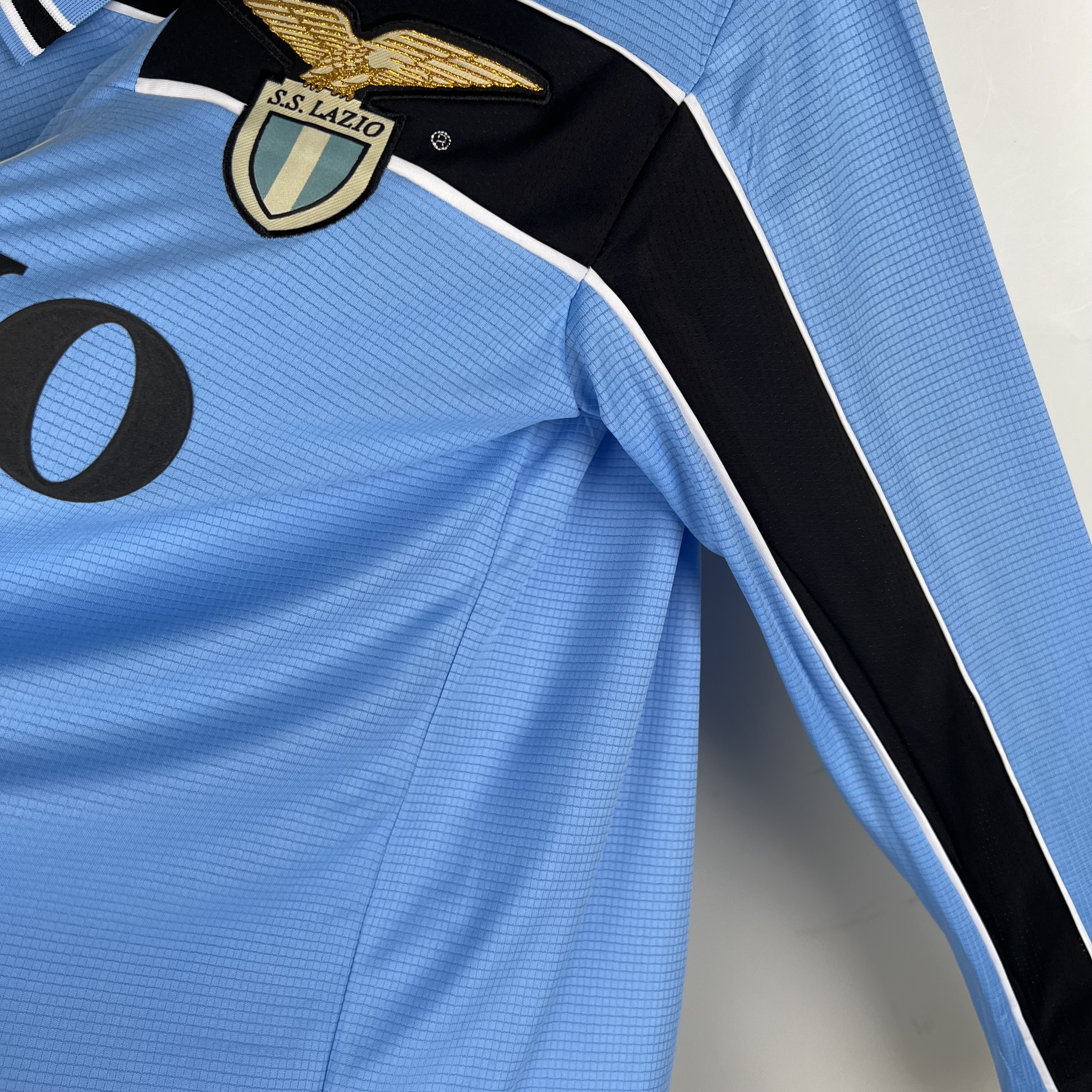 Retro Lazio 1998-00 Home Stadium Long Sleeve Jersey - UnitedFutballJersey