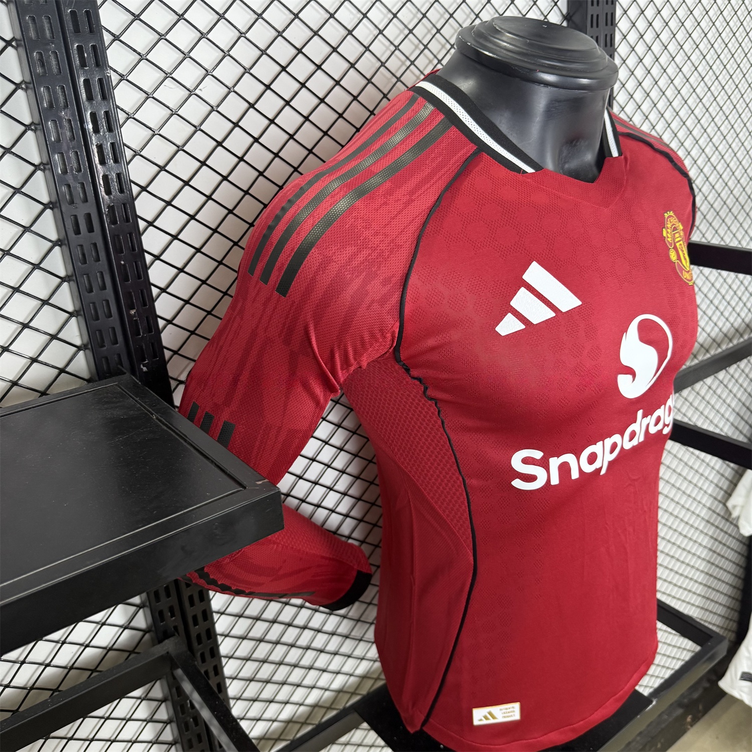 Manchester United 25-26 Home Long Sleeves Jersey - Player Version - UnitedFutballJersey