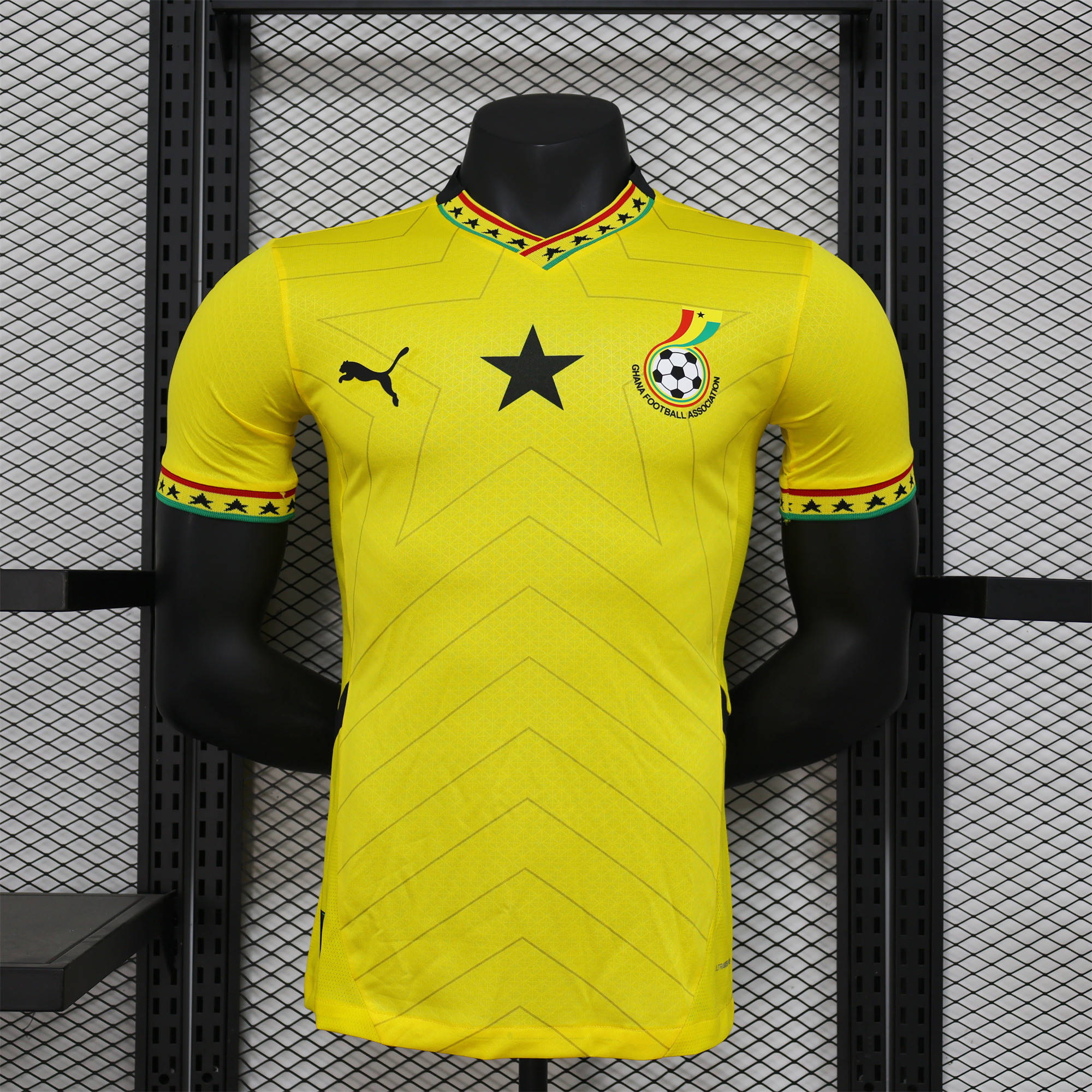 Ghana 2024-25 Away Jersey - Player Version - UnitedFutballJersey