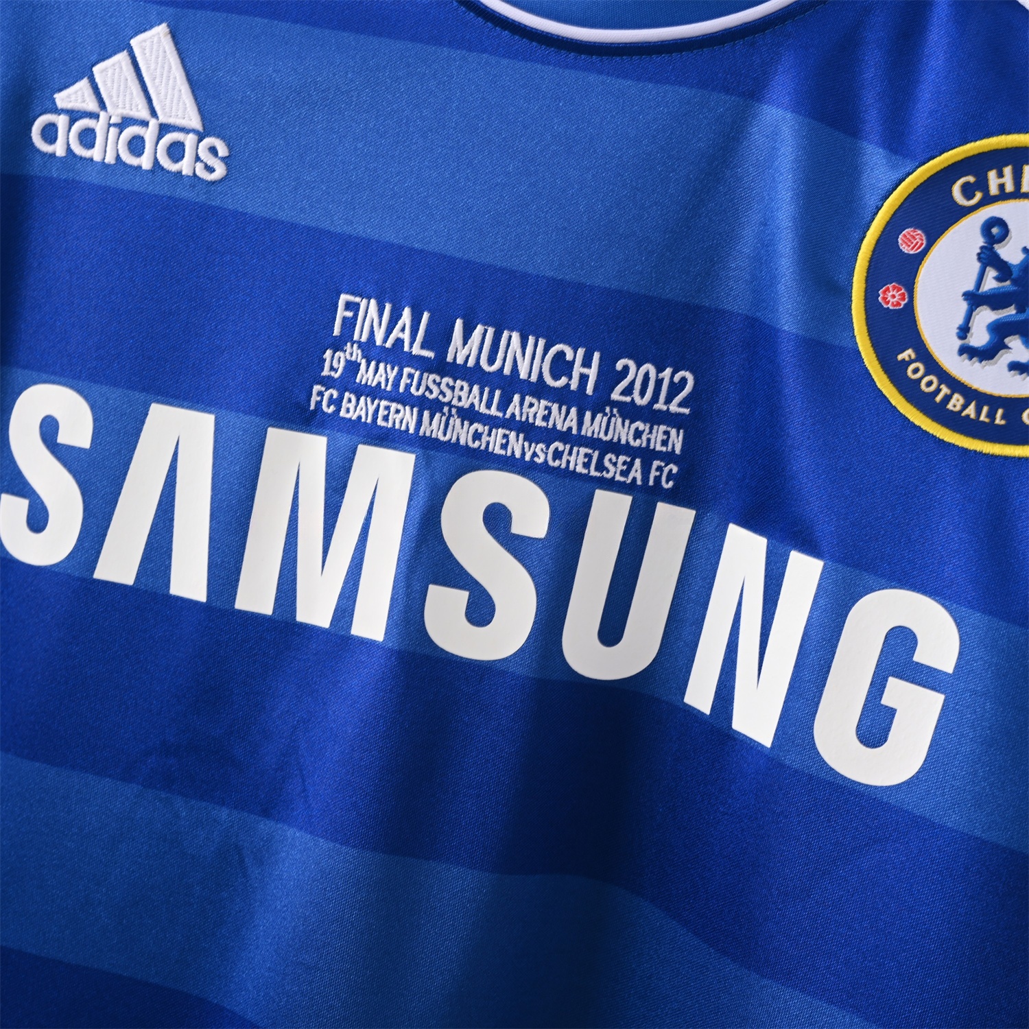 Retro C.H.E.L.S.E.A 2011-12 Home Stadium Jersey - Champions League Final - UnitedFutballJersey