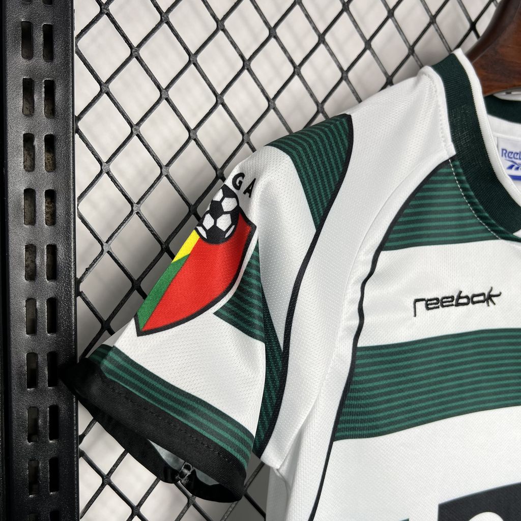 Retro Sporting CP 2001-03 Home Stadium Kids Kit - UnitedFutballJersey