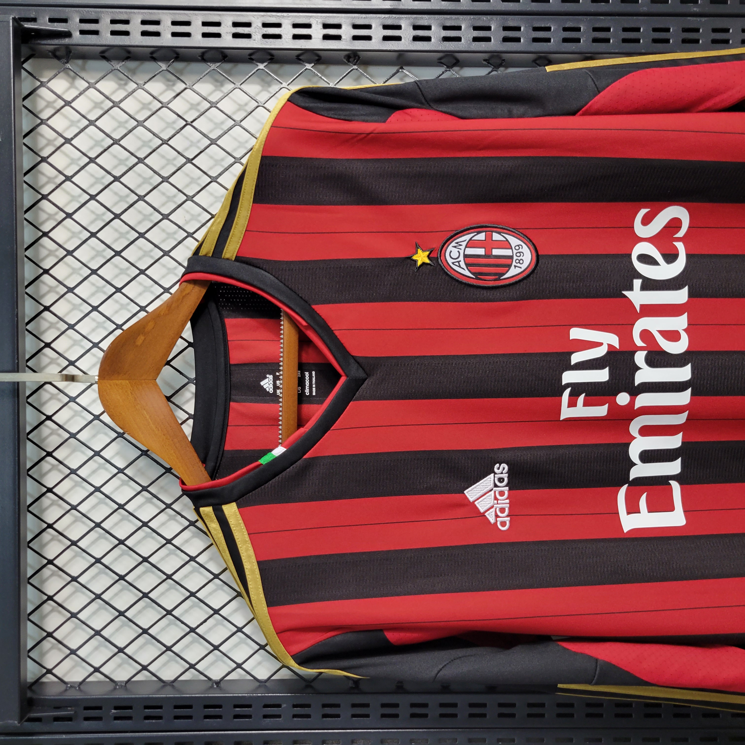 Retro AC Milan 13-14 Home Stadium Long Sleeve Jersey - UnitedFutballJersey