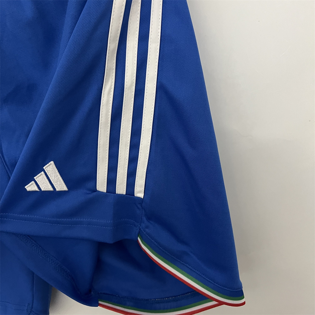 Italy 2023 Home Shorts - UnitedFutballJersey