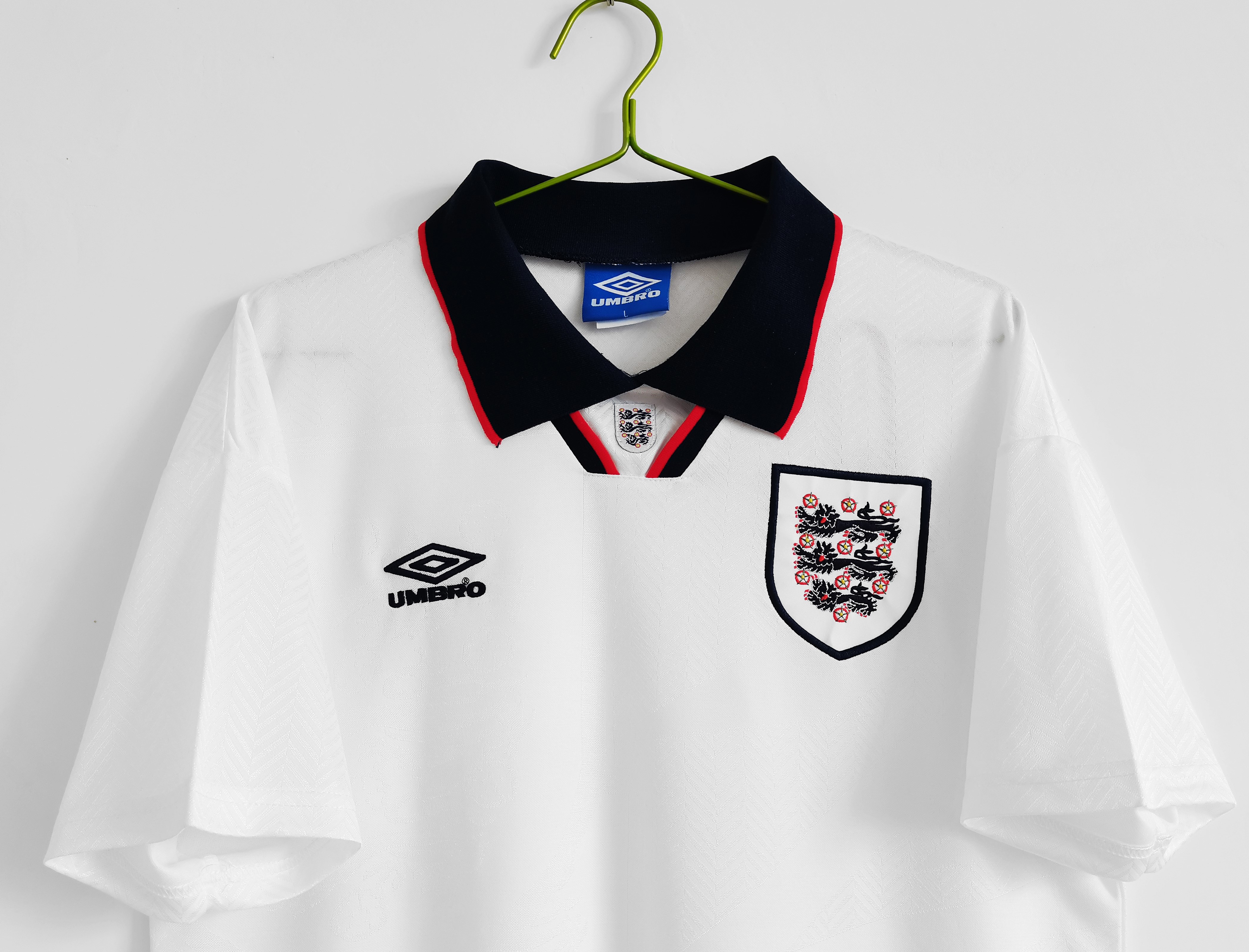 Retro England 1994 Home Stadium Jersey - UnitedFutballJersey