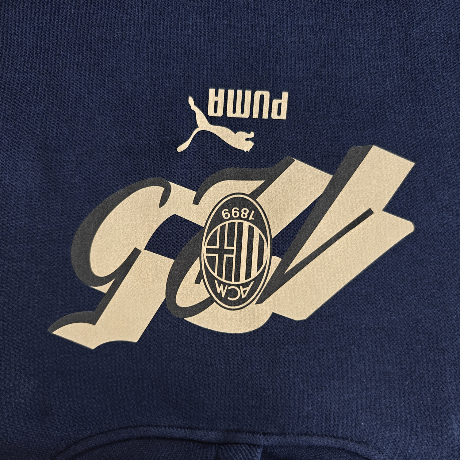 AC Milan 24-25 125th Anniversary Speical Hoodie - Deep Blue - UnitedFutballJersey