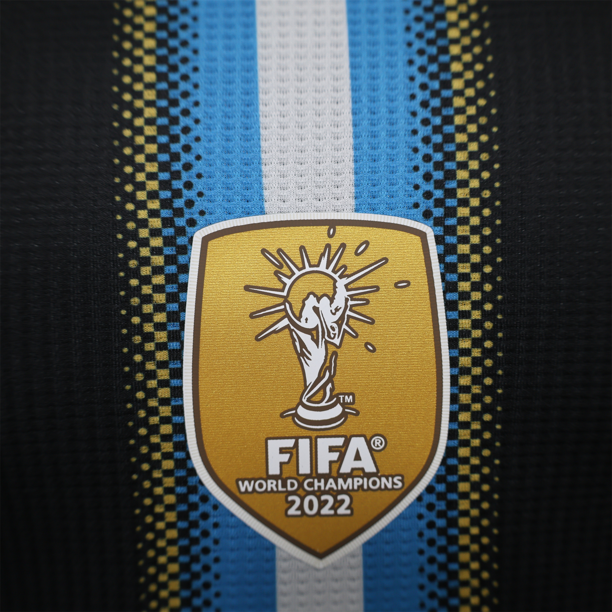 Argentina 2025-26 World Cup 2022 Champions Memorial Black Jersey - Player Version - UnitedFutballJersey