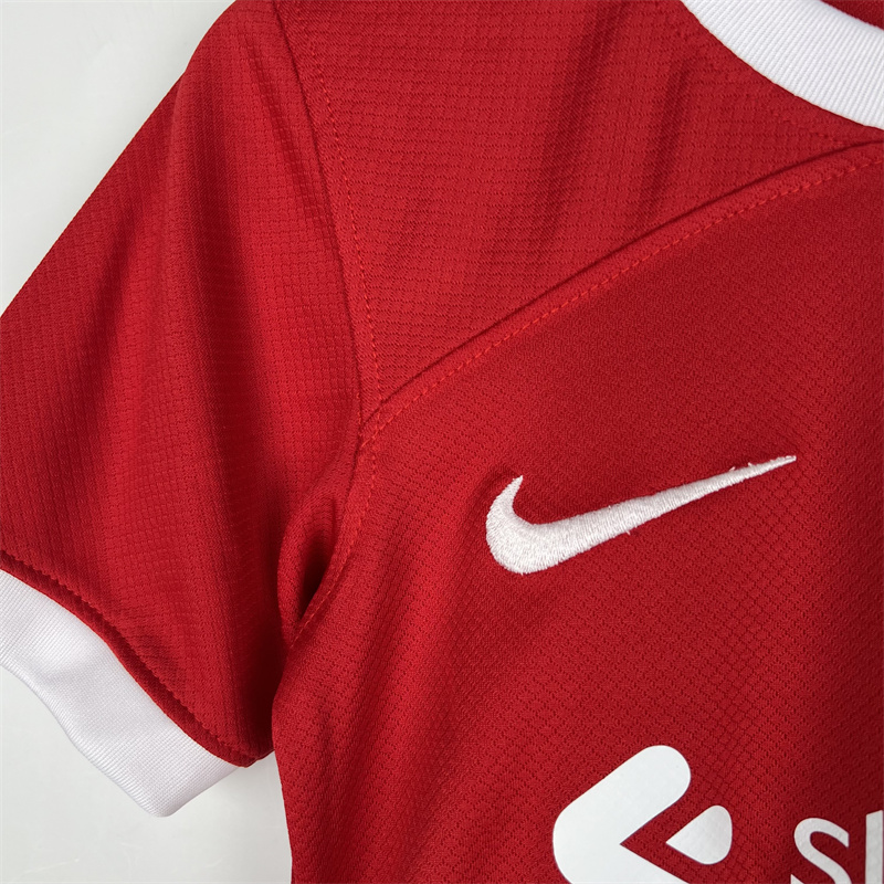 Liverpool 23/24 Home Kids Kit - UnitedFutballJersey