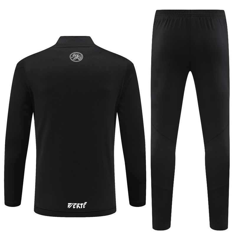 Algeria 23-24 Kids Long Sleeve Training Set Black - UnitedFutballJersey