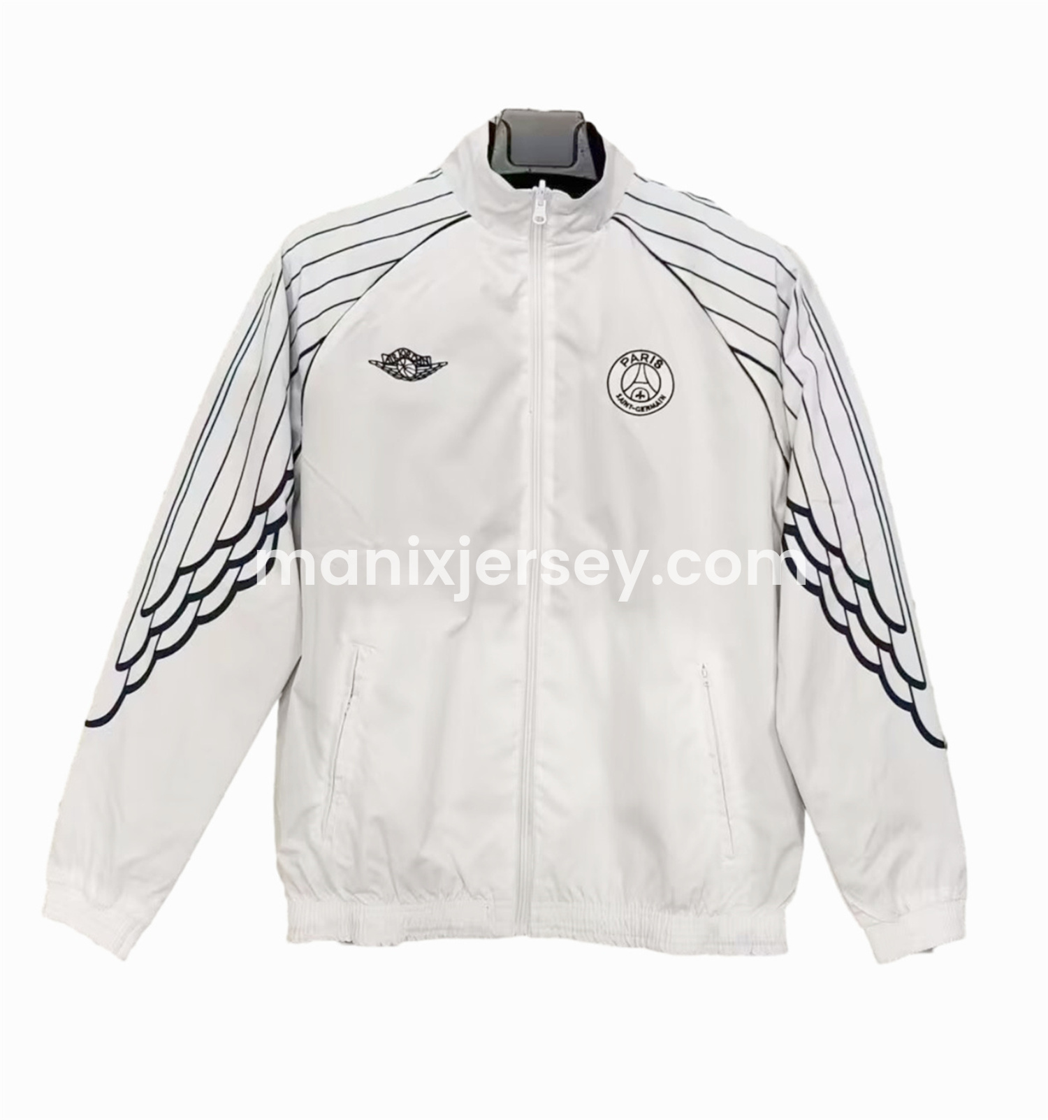 Paris Saint-Germain PSG 24-25 Wings Double Sided Reversible Windbreaker - White & Blue - UnitedFutballJersey