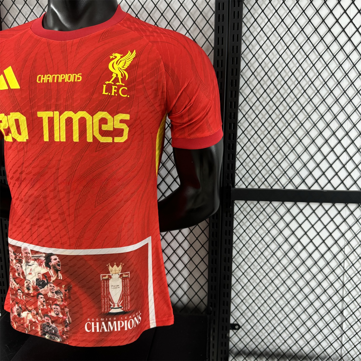 Liver.pool 25-26 20 Times Champions Red Jersey - Player Version - UnitedFutballJersey