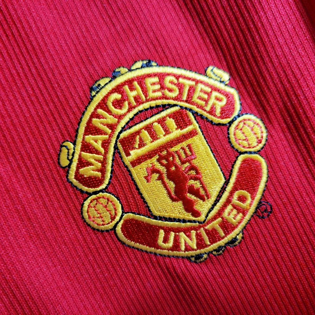 Manchester United Retro 98-99 Home Long Sleeve Jersey - UnitedFutballJersey
