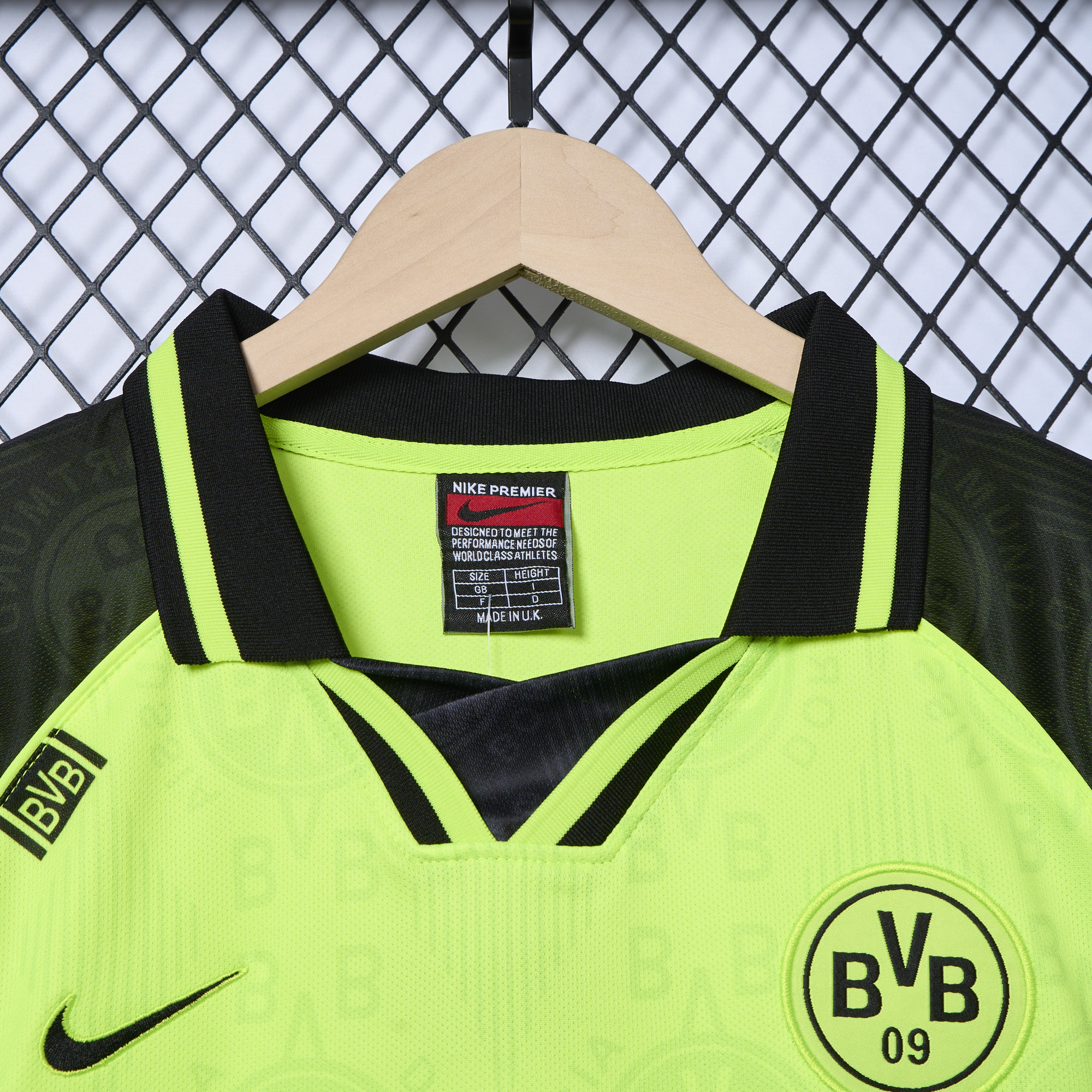 Retro Dortmund 1996-97 European Home Jersey - UnitedFutballJersey