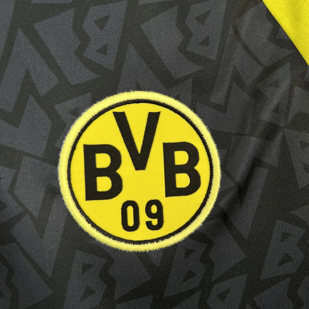 Retro Dortmund 1995-96 Away Long Sleeves Jersey - UnitedFutballJersey