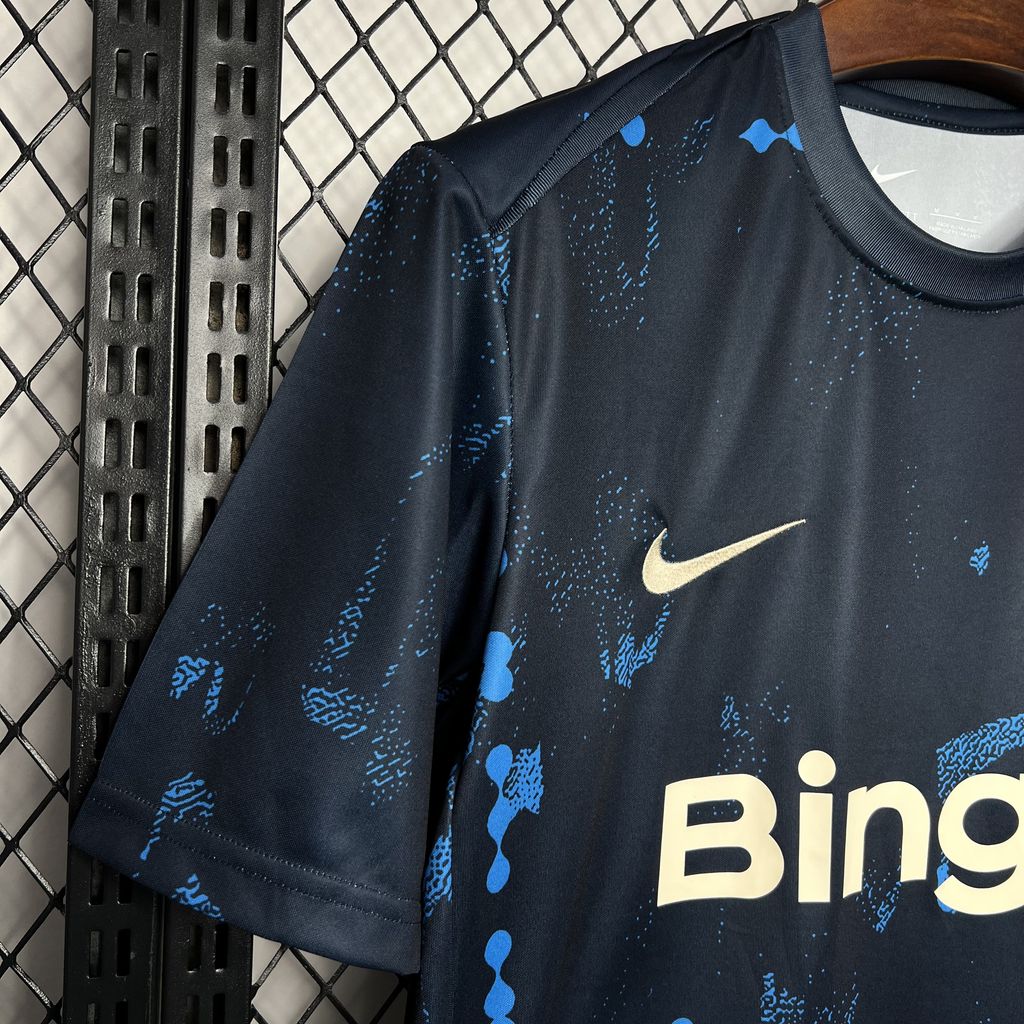 C.H.E.L.S.E.A 24-25 Dark Blue Pre-Match Training Jersey - Fans Version - UnitedFutballJersey