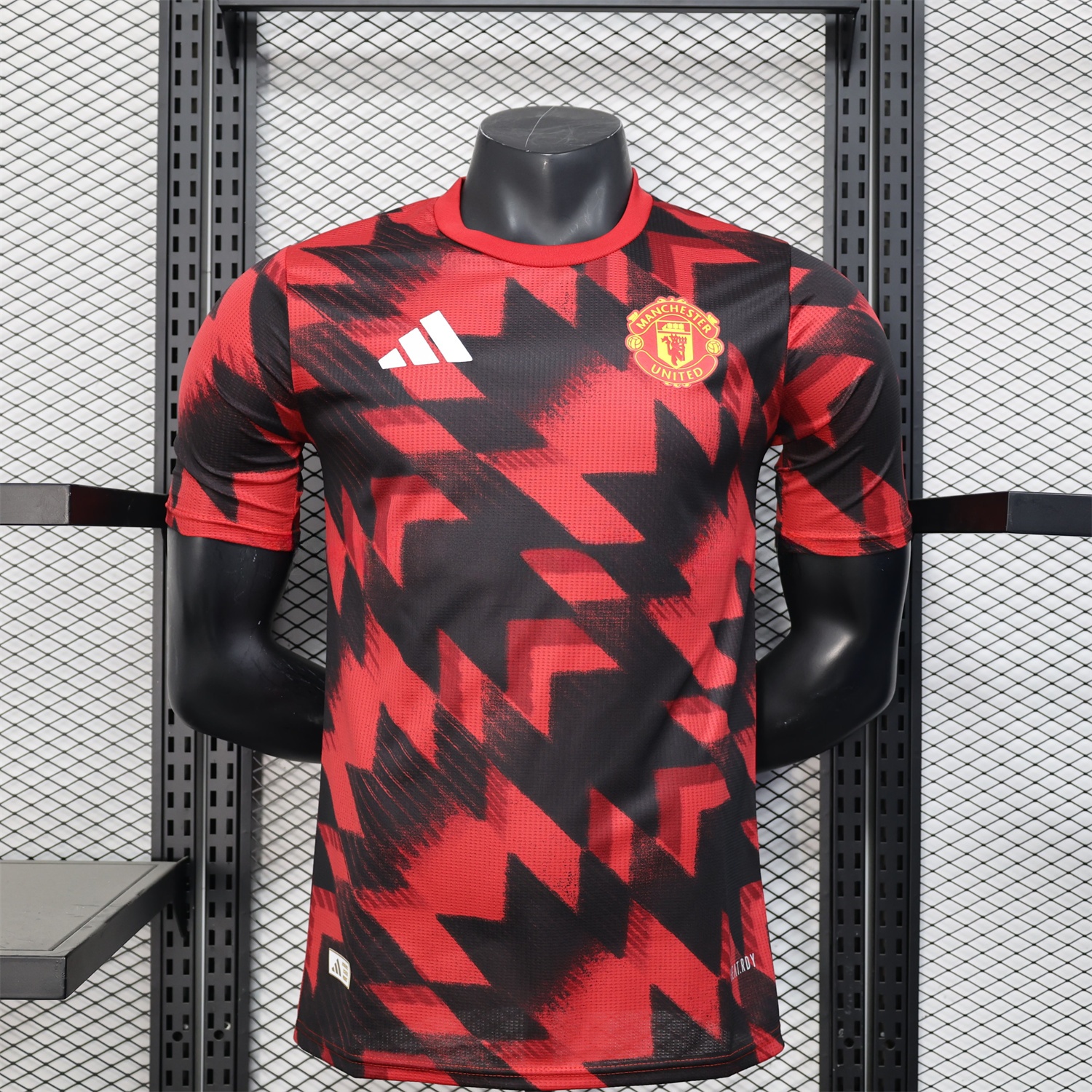 Manchester United 25-26 Red Pre-match Training Jersey - Player Version - UnitedFutballJersey