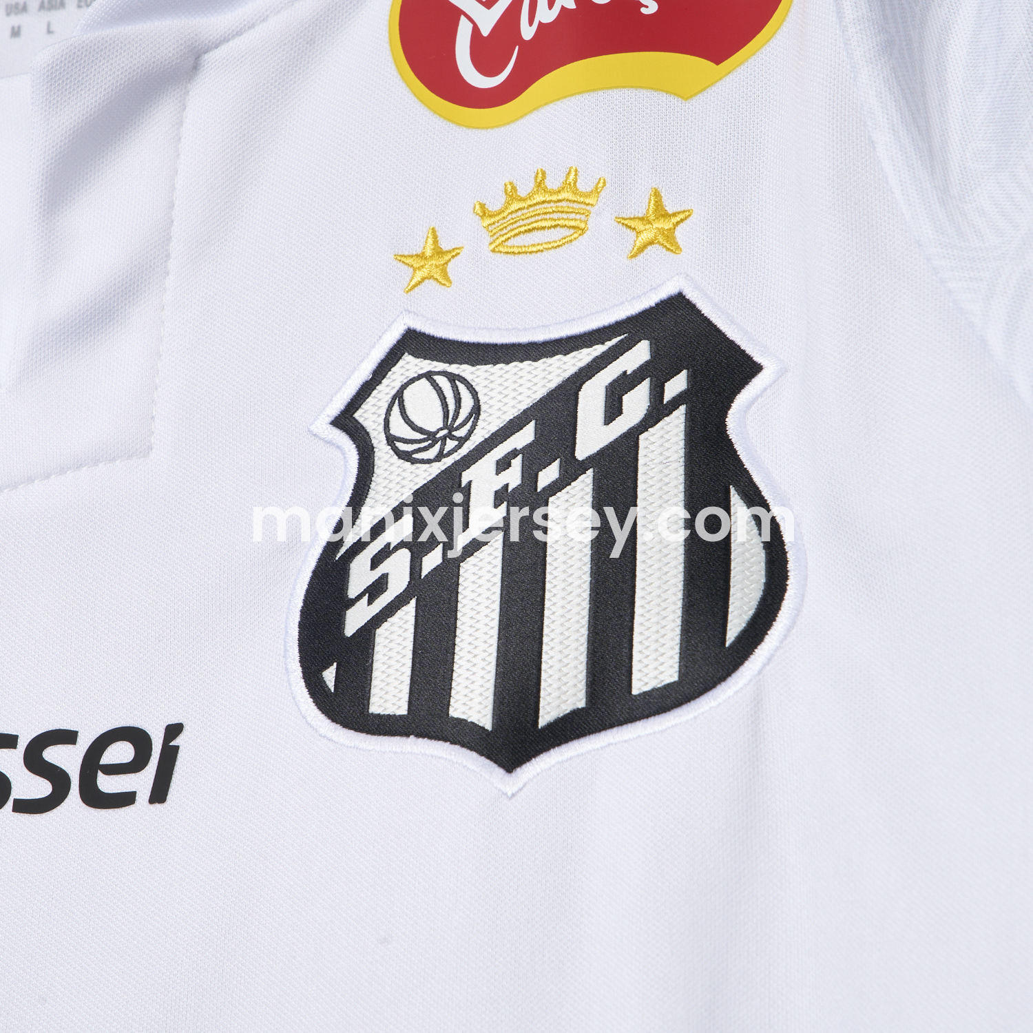 Santos 25-26 Home Jersey With Sponsors - Fans Version - UnitedFutballJersey