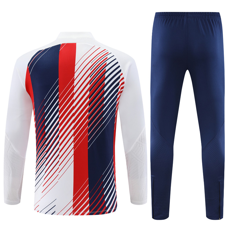 B.A.R.S.A 23-24 Kids Long Sleeve Training Set White Camouflage - UnitedFutballJersey