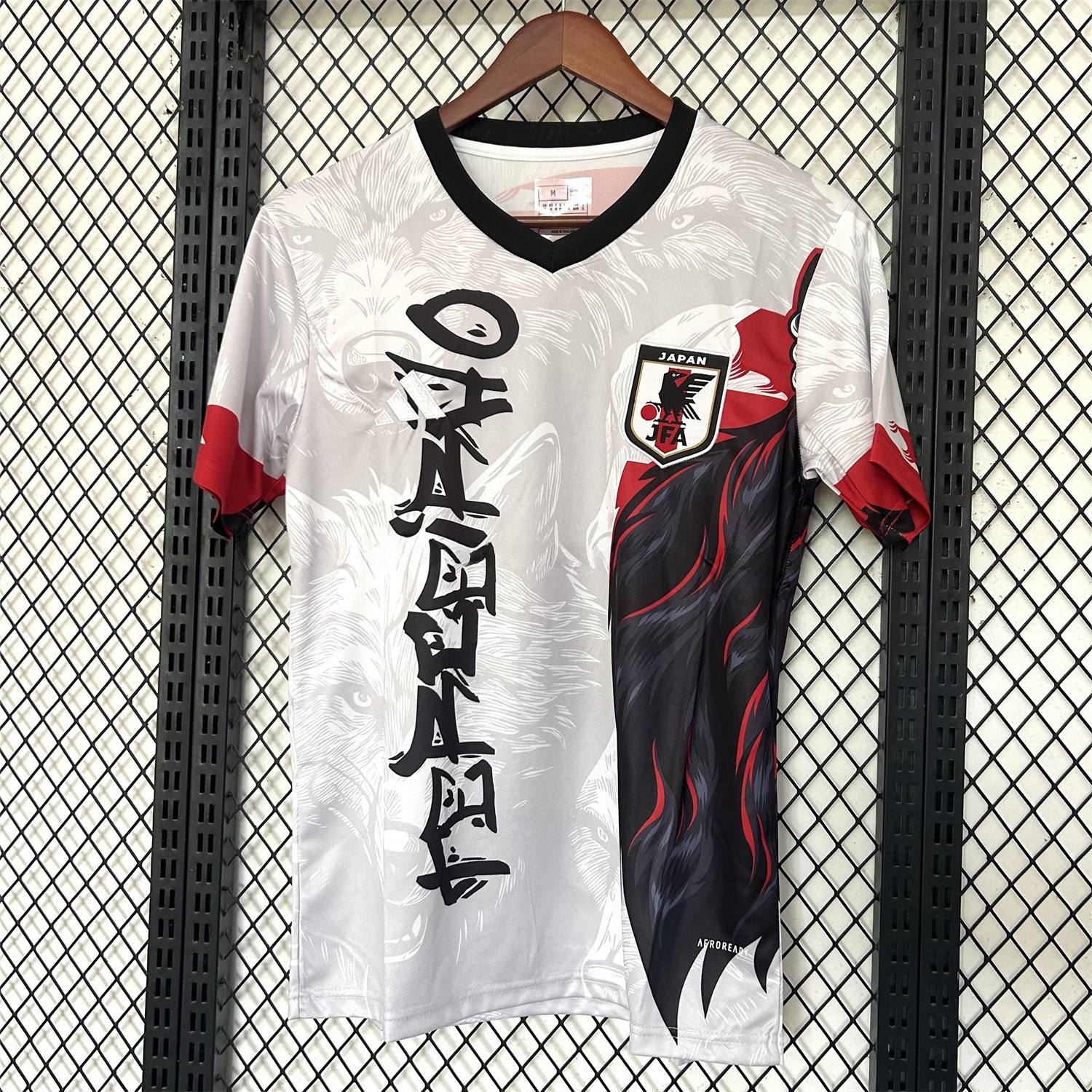 Japan 25-26 Black Wolf Fur White Special Jersey - Fans Version - UnitedFutballJersey