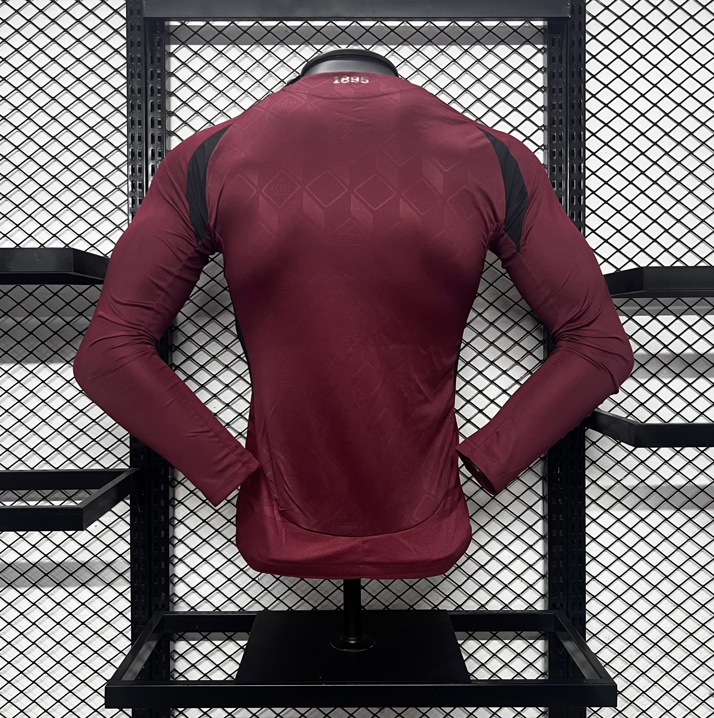 Belgium 2024 Home Stadium Long Sleeve Jersey - Player Version - UnitedFutballJersey