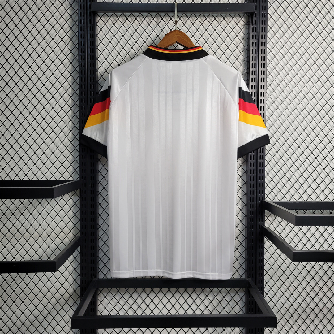 Retro Germany 1992 Home Stadium Jersey - UnitedFutballJersey