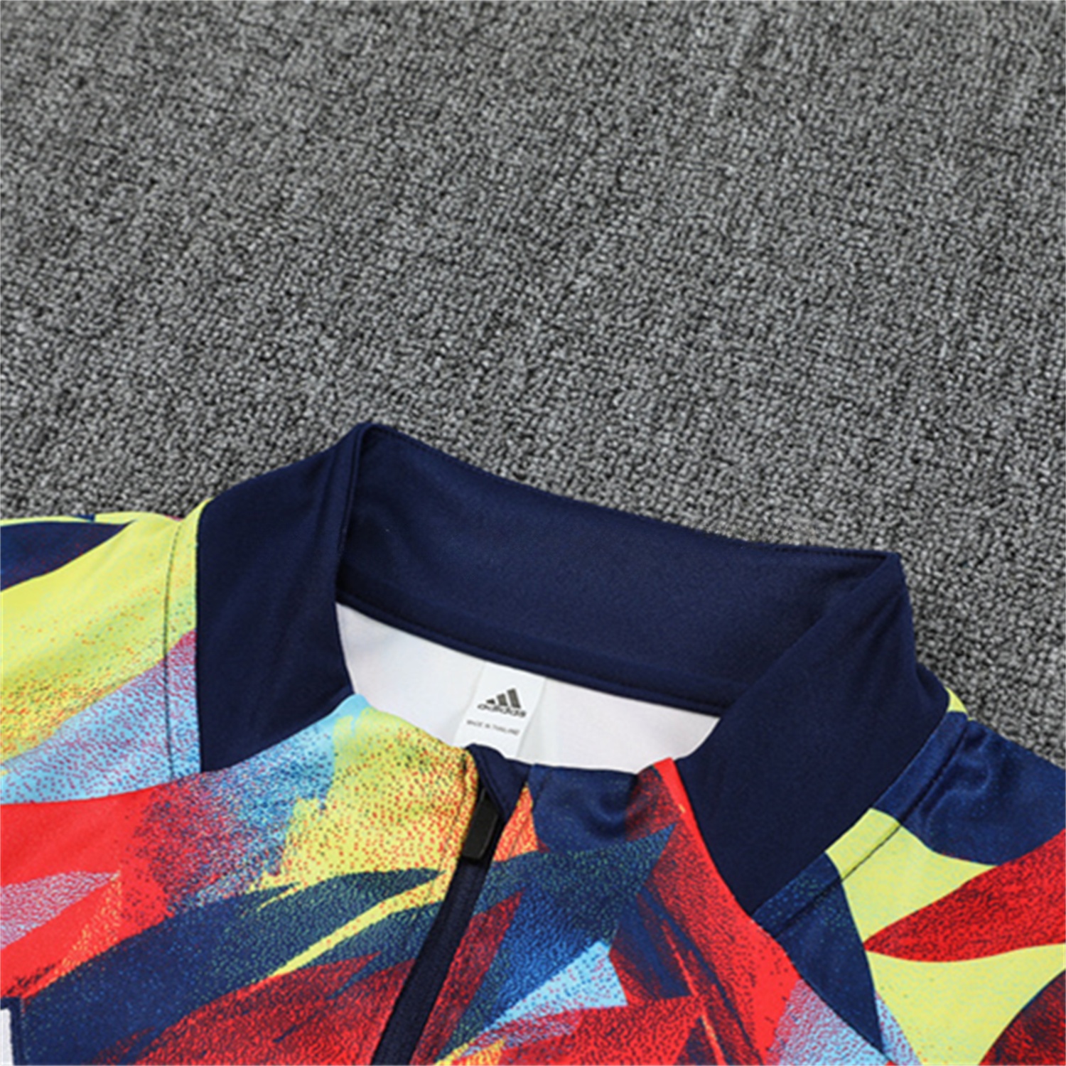 Arsenal 25-26 Kid Long Sleeves Training Set - Colorful Camouflage Top & Royal Blue Pants - UnitedFutballJersey