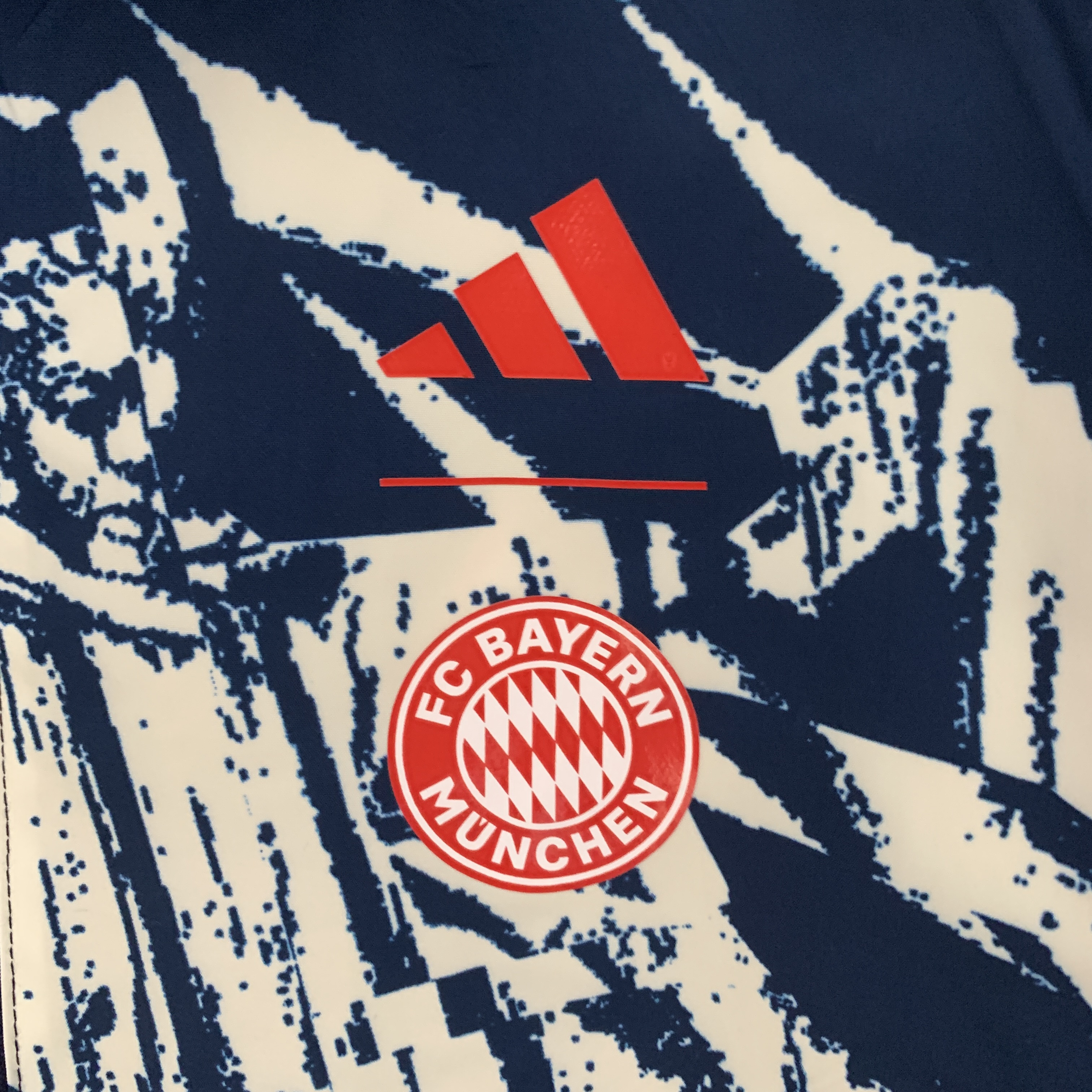 Bayern Munich 23-24 Double Sided Windbreaker - Deep Blue - UnitedFutballJersey