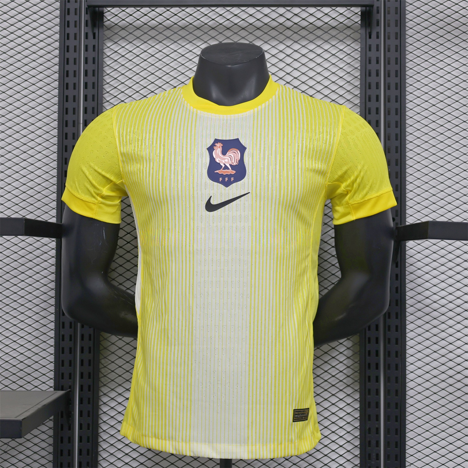 France 2025-26 Yellow Goalkeeper Jersey - Player Version - UnitedFutballJersey