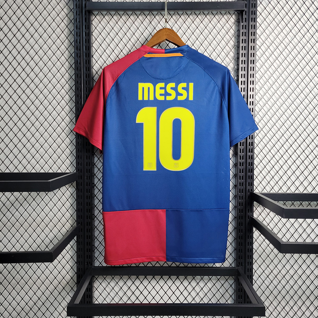 Retro Barcelona 08-09 Home Stadium Jersey - UnitedFutballJersey