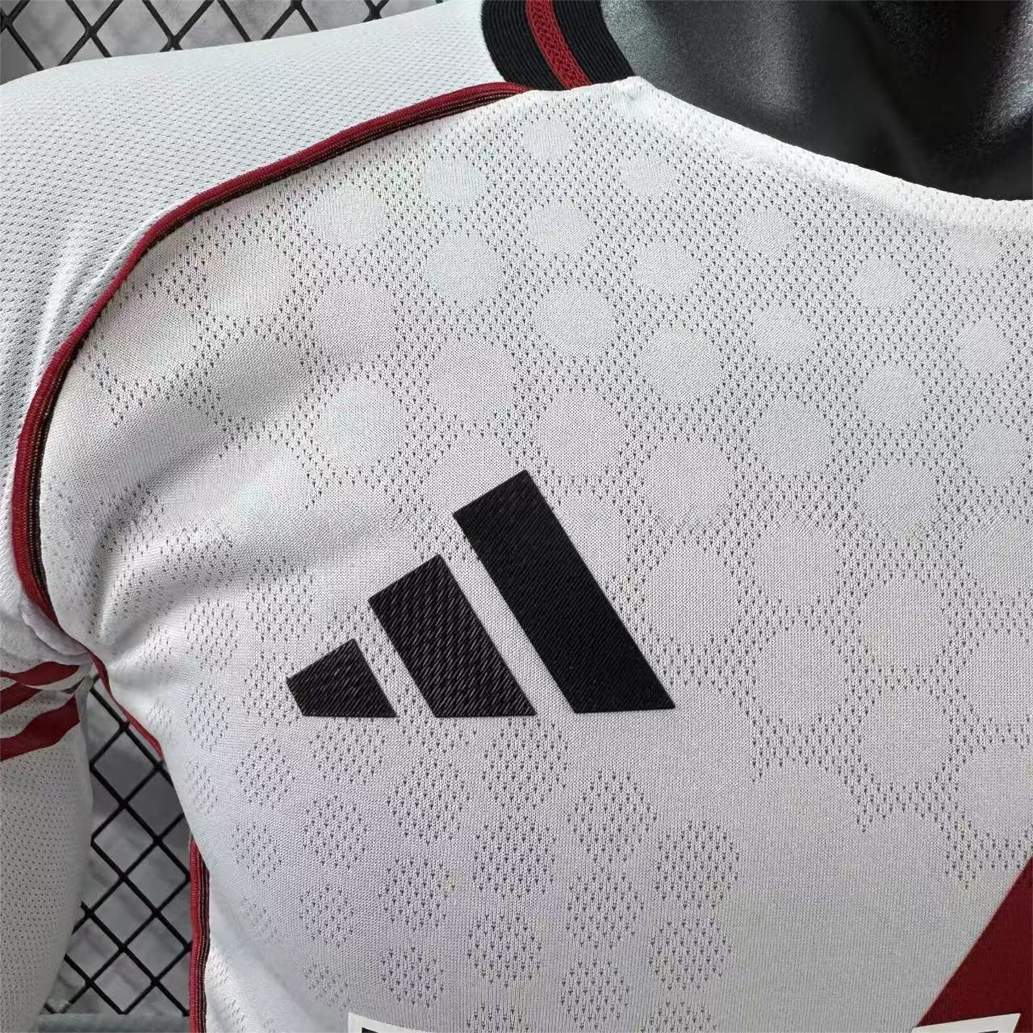 River Plate 25-26 Home Long Sleeves Jersey with New Sponsors - Player Version - UnitedFutballJersey
