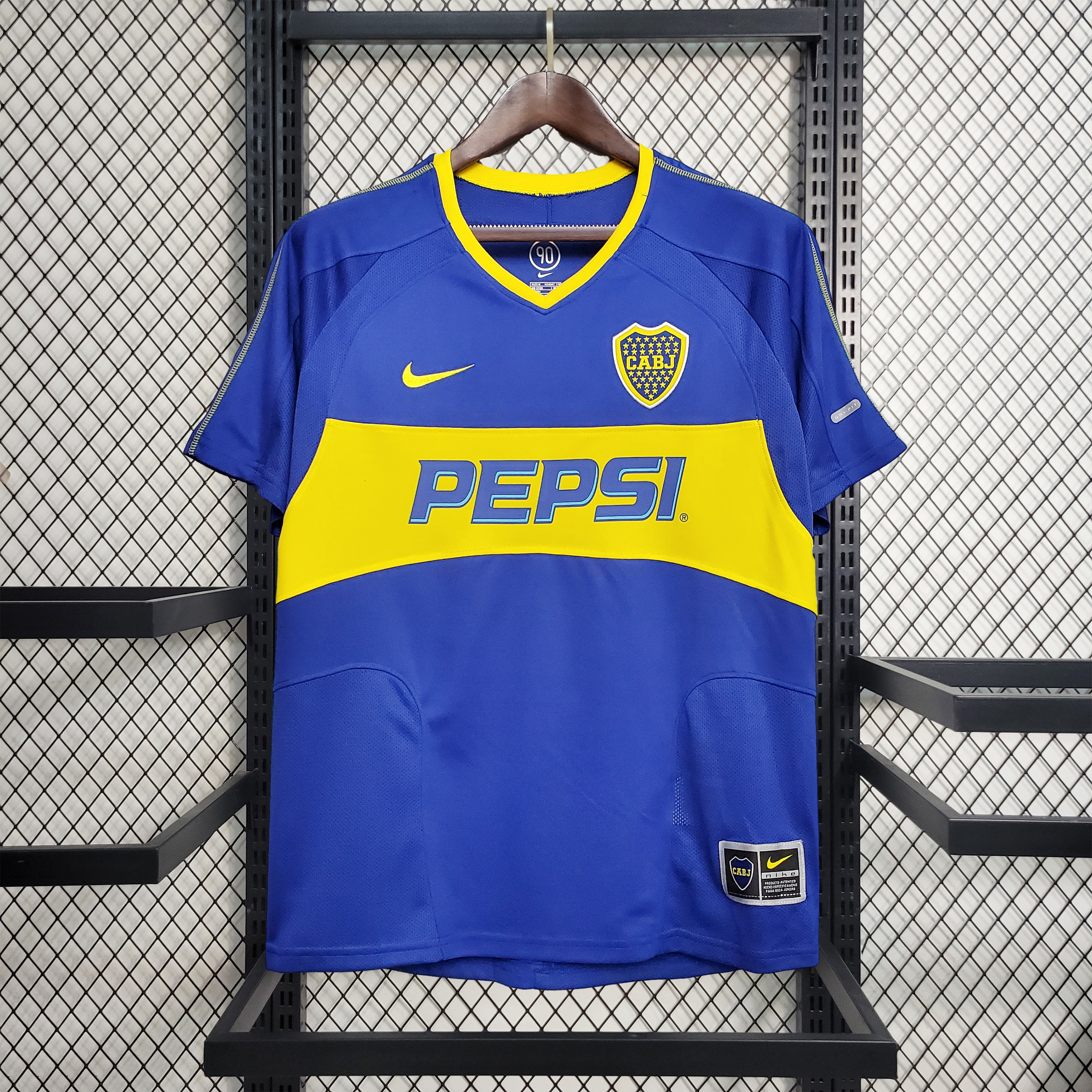 Retro Boca Juniors 2003-04 Home Stadium Jersey - UnitedFutballJersey