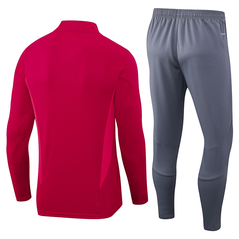Arsenal 23-24 Long Sleeve Training Set -Red - UnitedFutballJersey