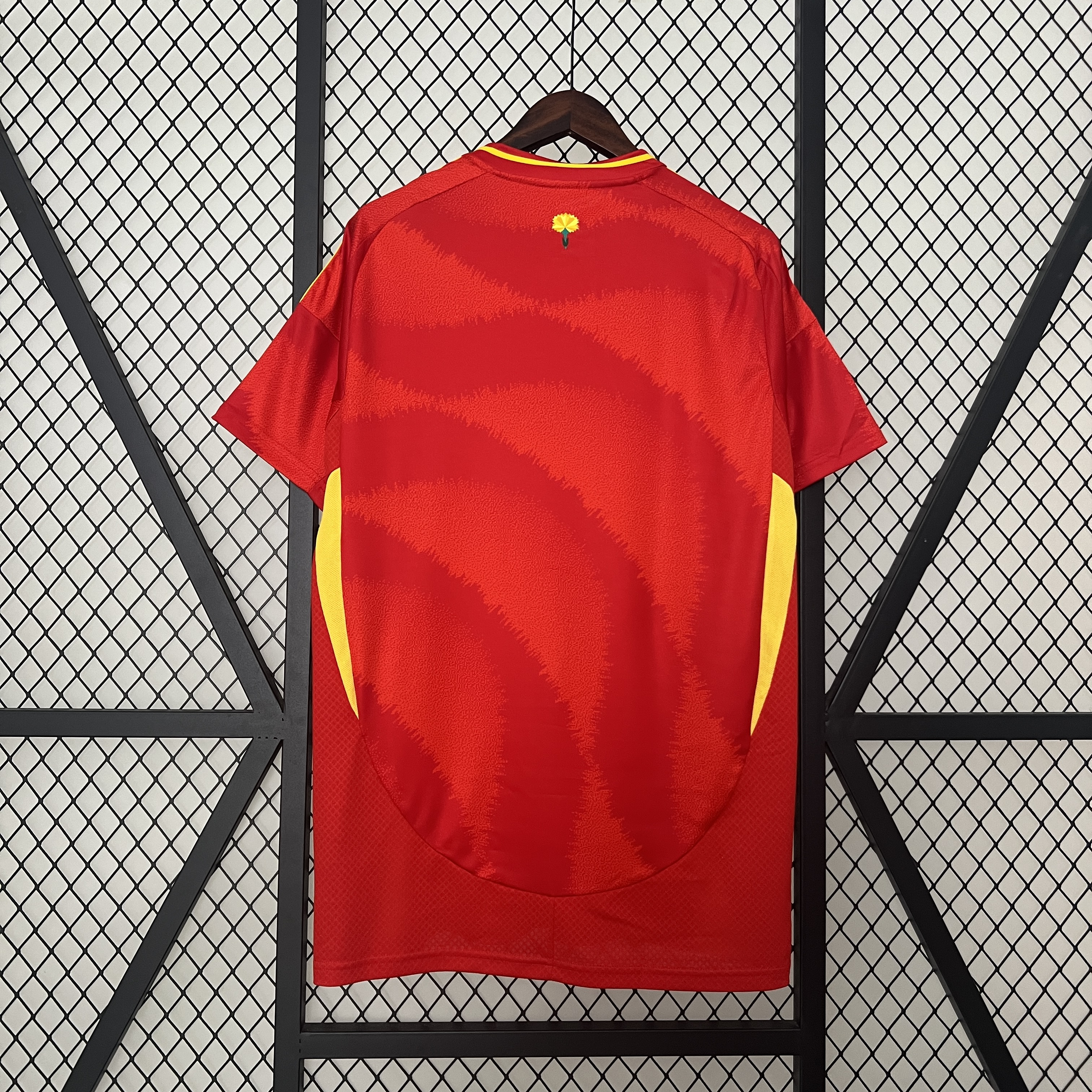 Spain 2024 Home Stadium Jersey - Fans Version - UnitedFutballJersey