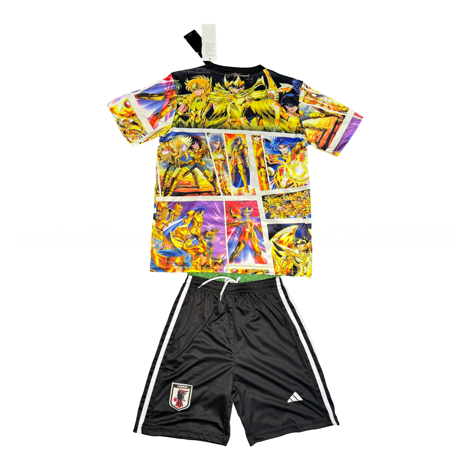 Japan 25-26 Saint Seiya Yellow Special Kids Kit - UnitedFutballJersey