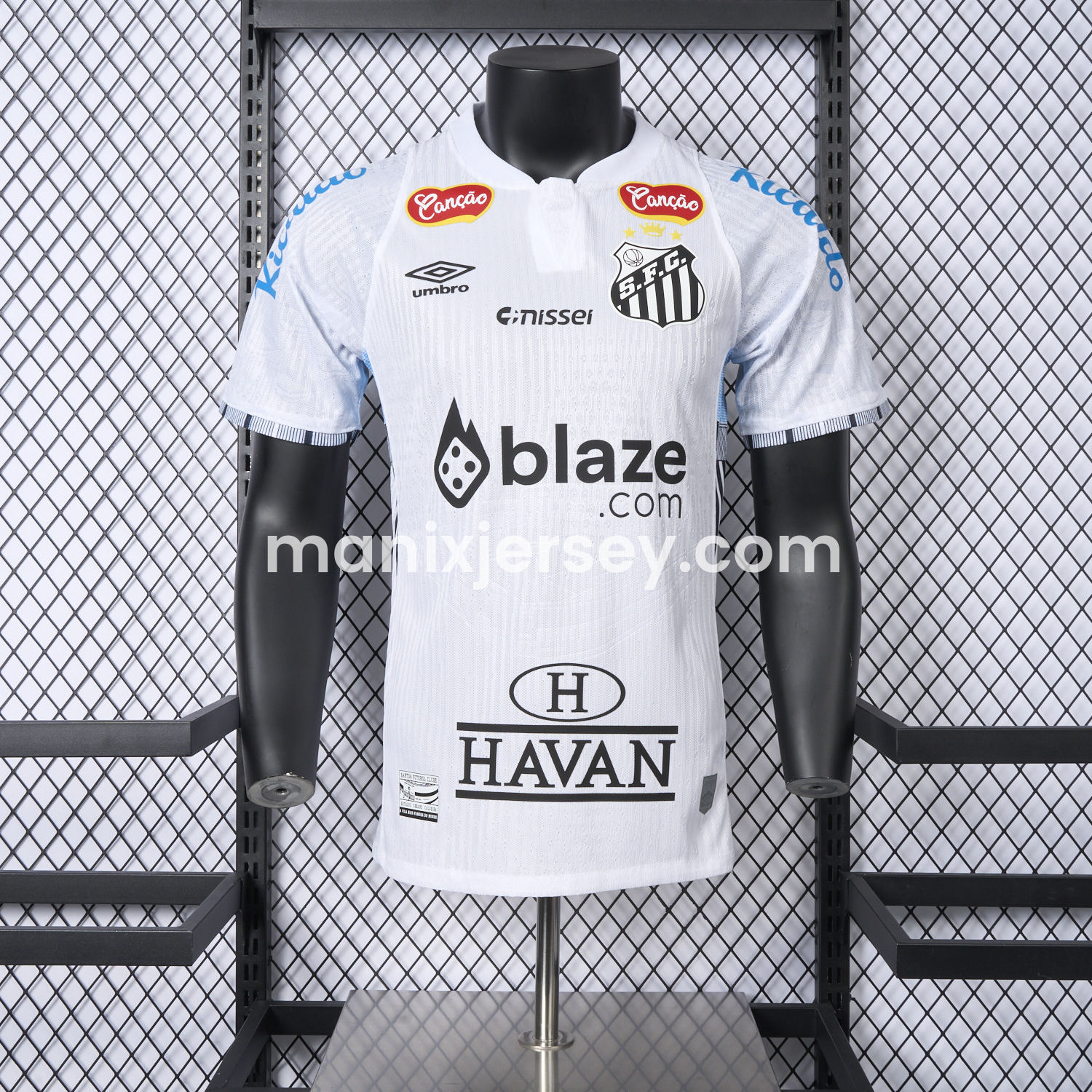 Santos 25-26 Home Jersey With Sponsors - Player Version - UnitedFutballJersey