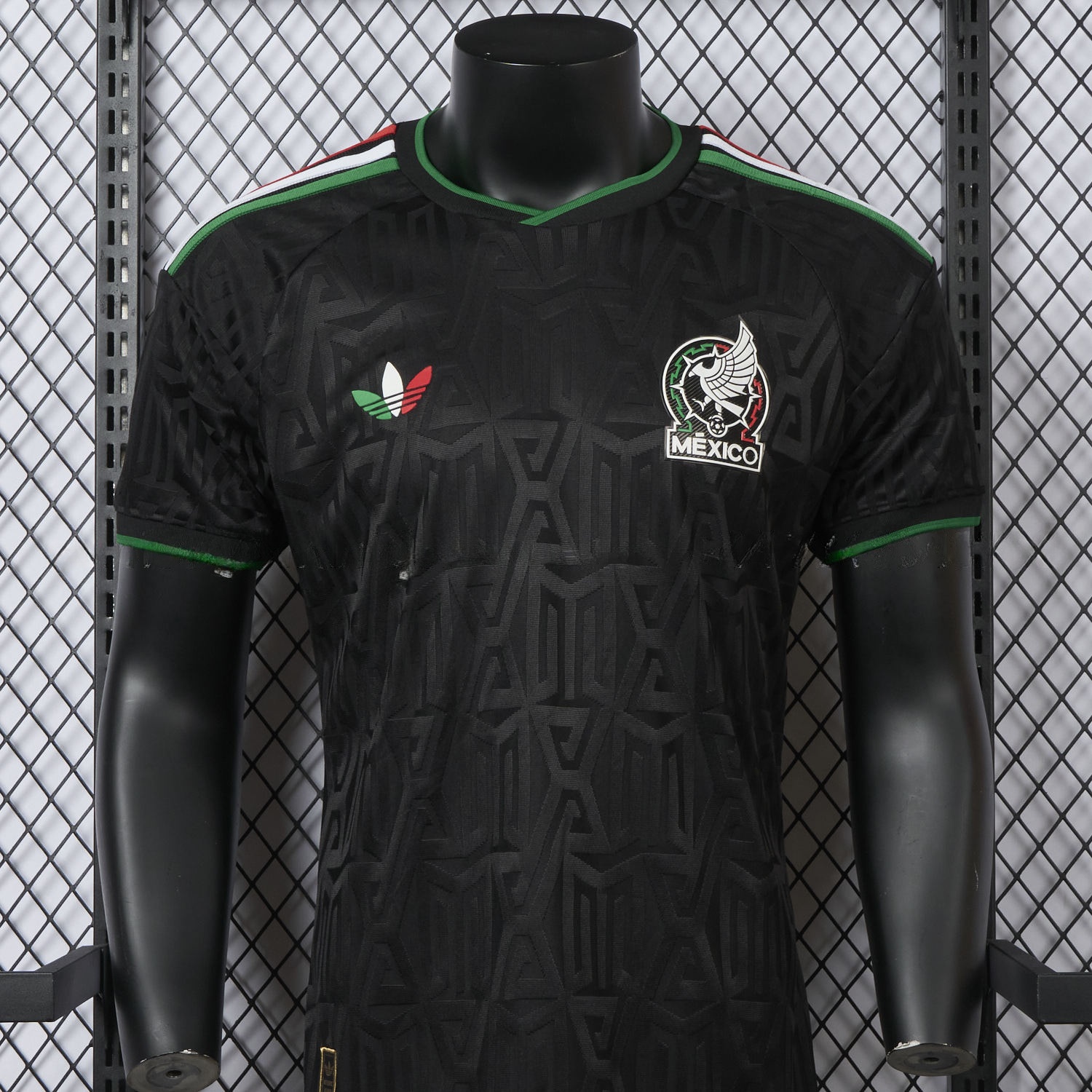 Mexico 25-26 Thire Colors Trefoil Black Special Jersey - Player Version - UnitedFutballJersey