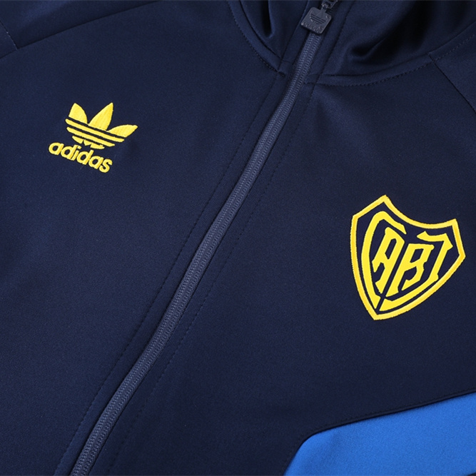 Boca Juniors 24-25 Jacket Training Tracksuit - Deep Blue Top and Pants - UnitedFutballJersey