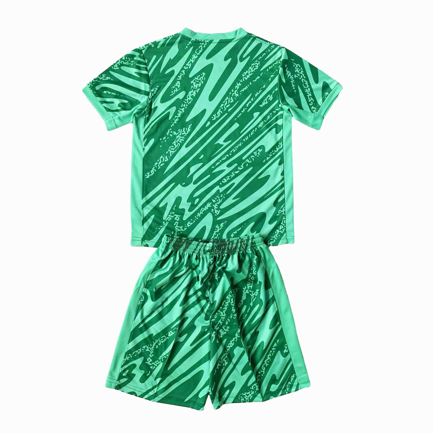 England 2024 Goalkeeper Kids Kit - Green - UnitedFutballJersey