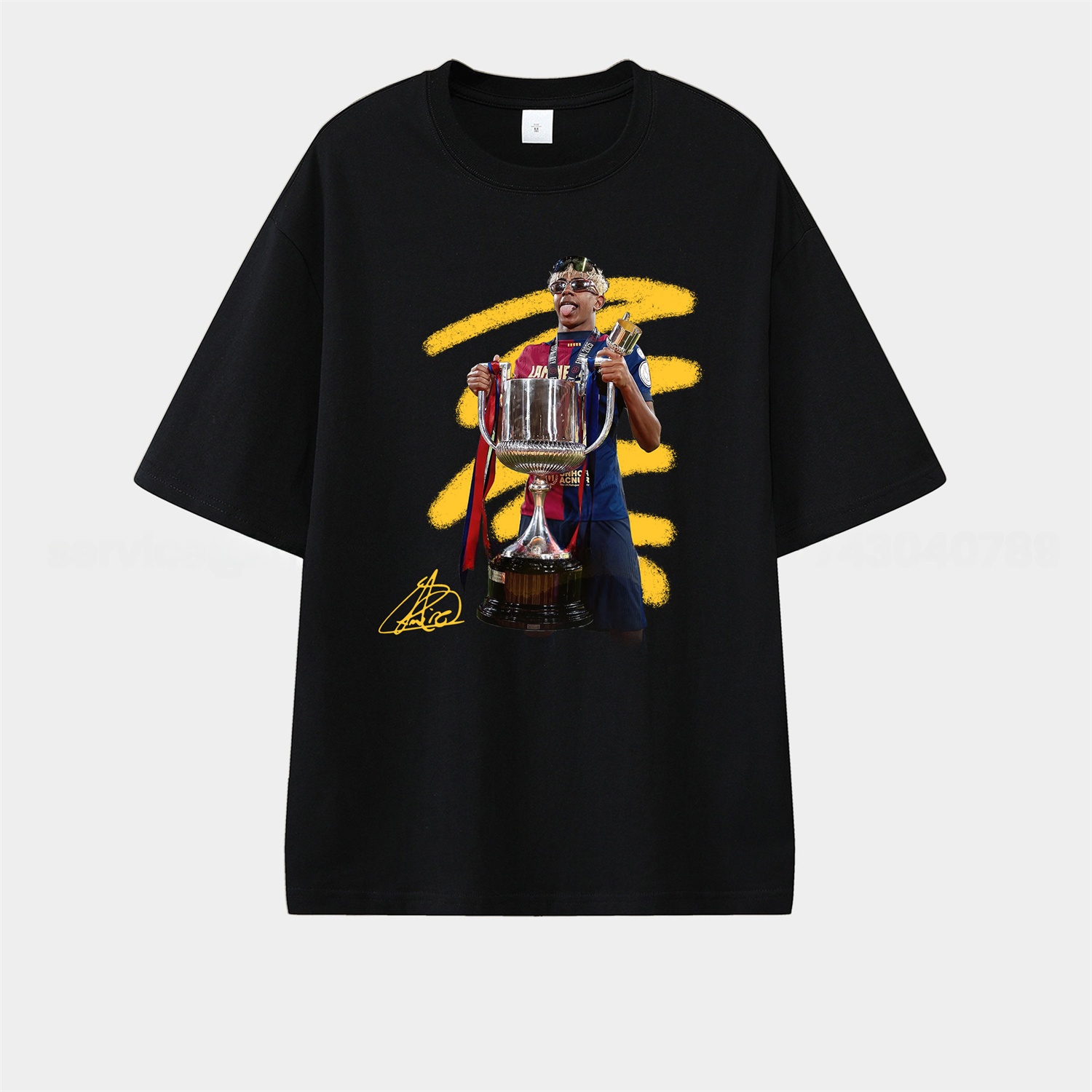 Barcelona Yamal Copa Del Rey Unisex Pure Cotton T-shirt - UnitedFutballJersey