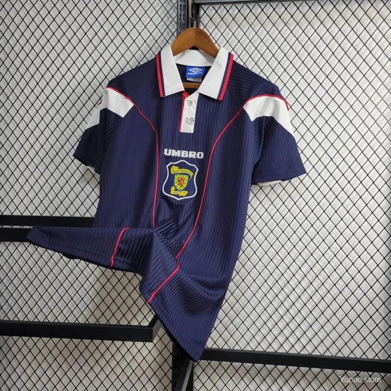 Retro S-c-o.t l.a-n.d 1996-98 Home Jersey - UnitedFutballJersey
