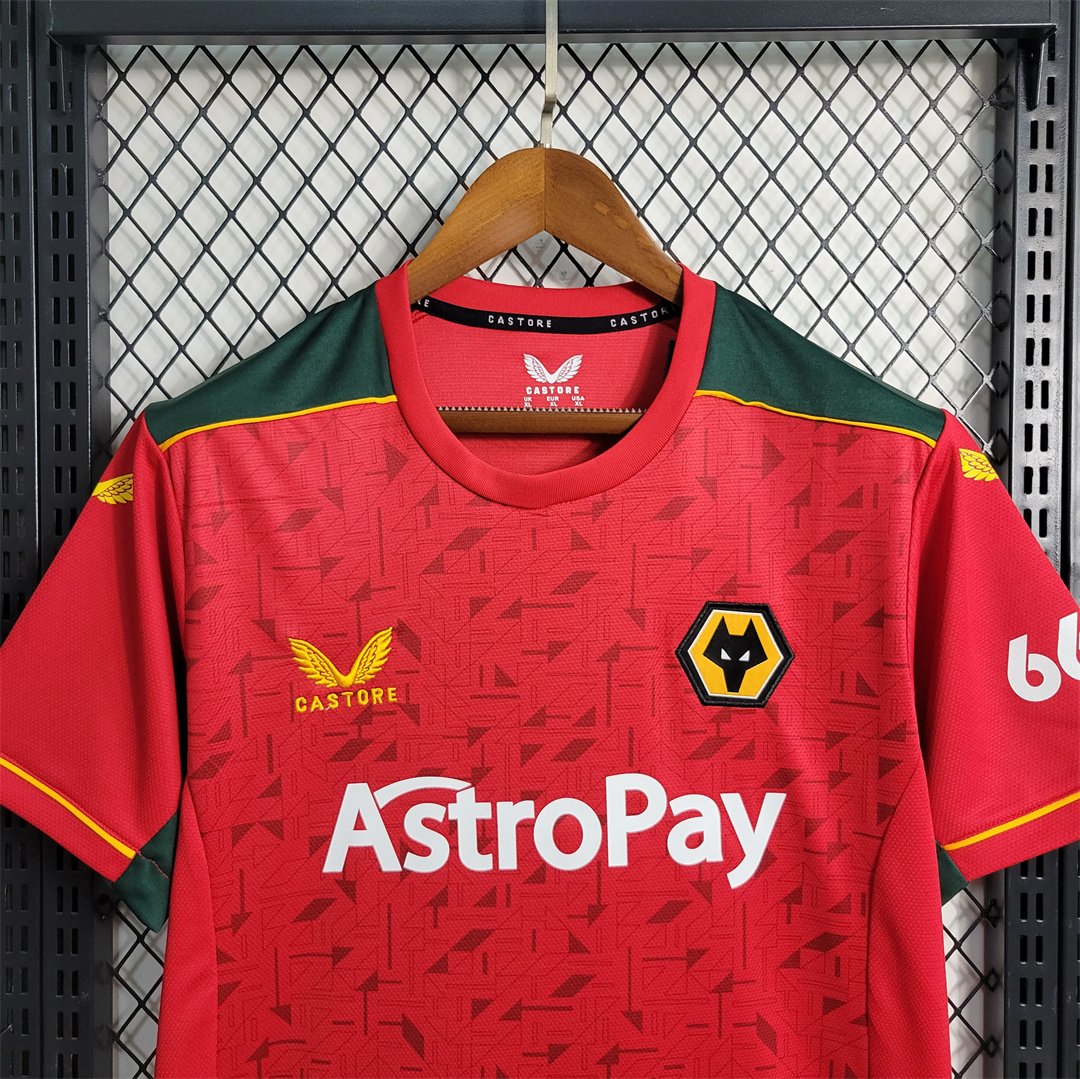 Wolverhampton Wanderers Wolves 23-24 Away Jersey - Fans Version - UnitedFutballJersey