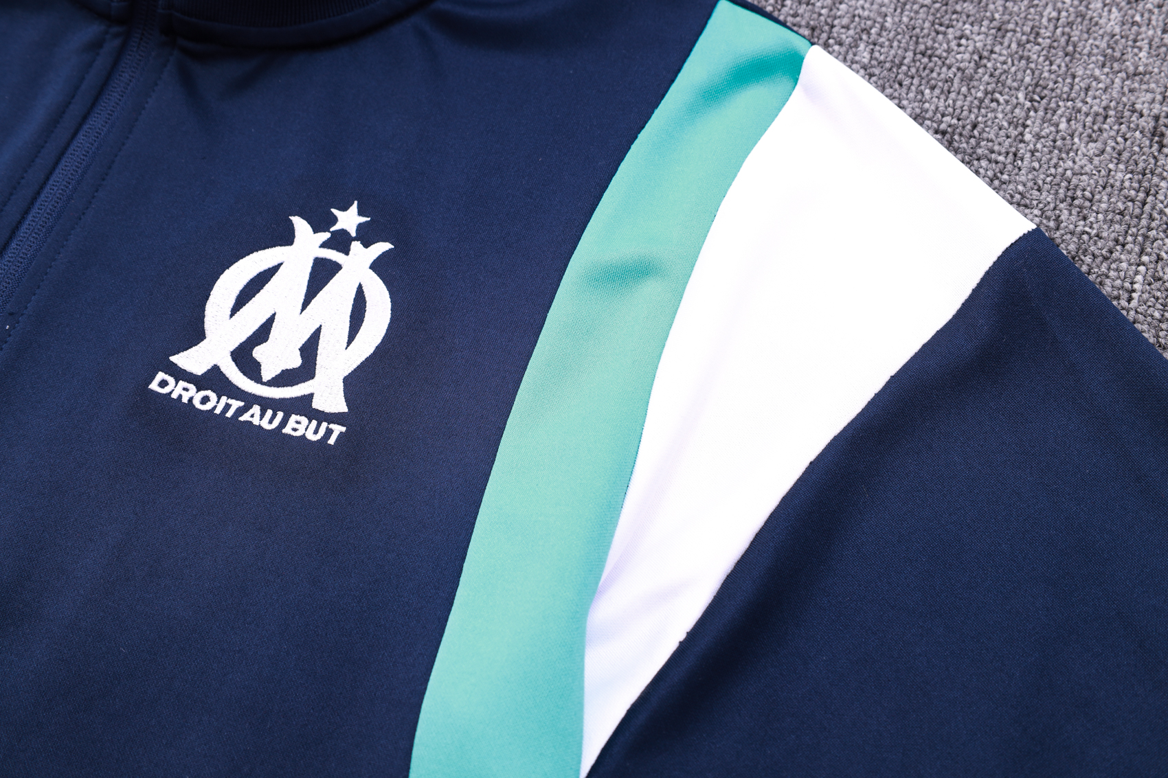 Marseille 23-24 Jacket Training Tracksuit - Royal Blue - UnitedFutballJersey