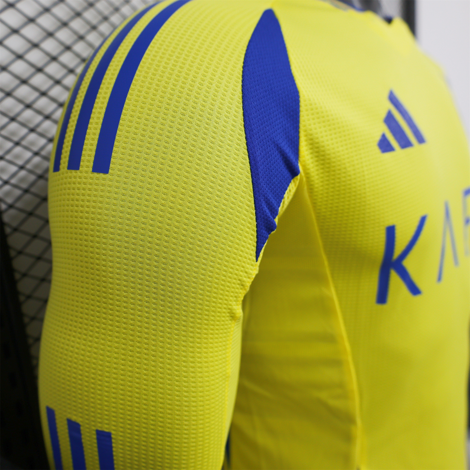 Al Nassr Riyadh Victory 24-25 Home Long Sleeve Jersey - Player Version - UnitedFutballJersey