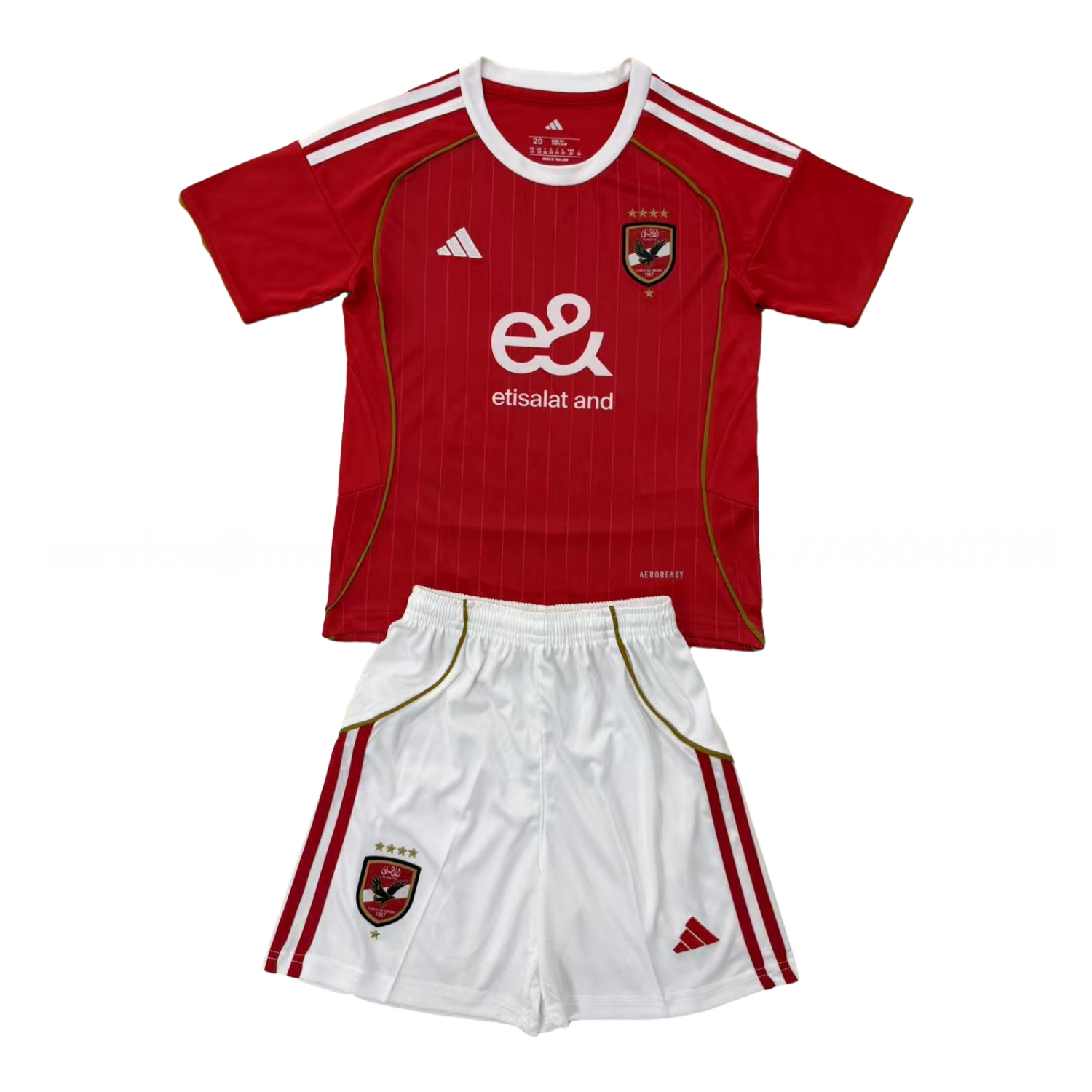 Al Ahly SC 25-26 Home Men's Adult Jersey Set - Fans Version - UnitedFutballJersey